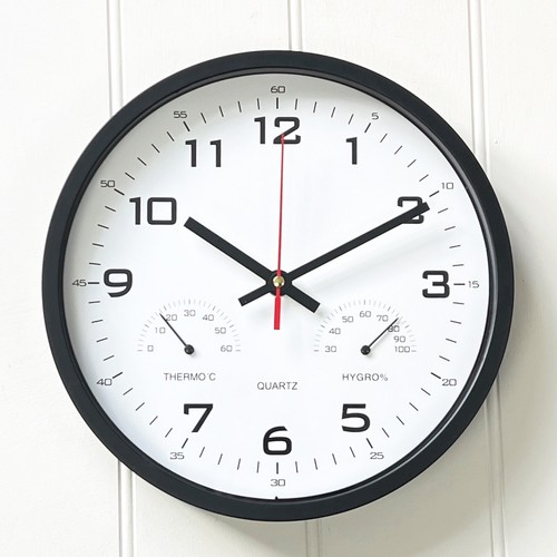 Wall clock small temperature - wall,
