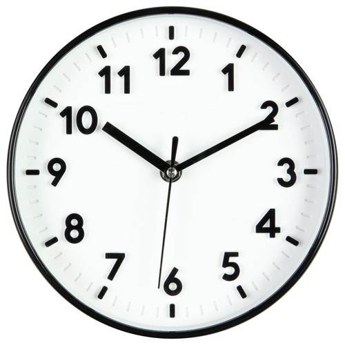 Round wall clock quartz sweep - clock,