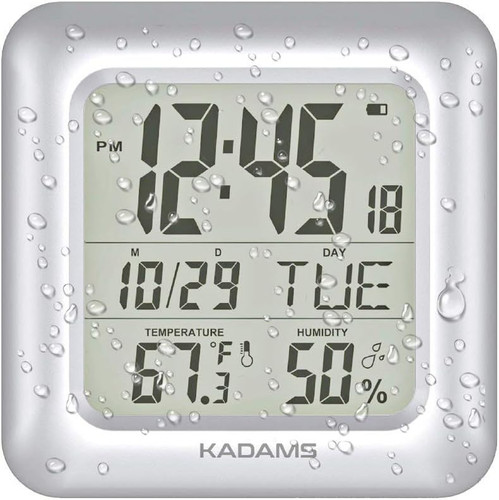 Kadams bathroom digital - kadams, clock