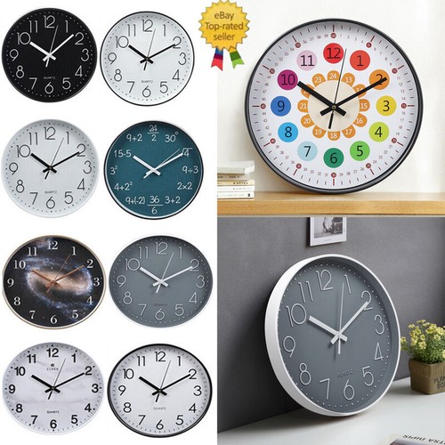 Wall clock round silent - 12",