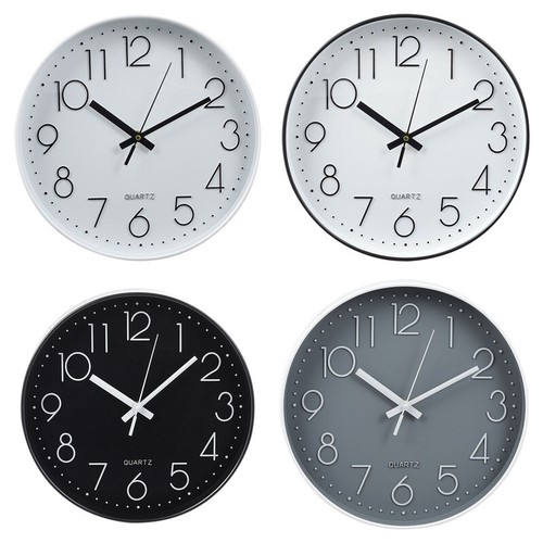 12inch round wall clock - round,