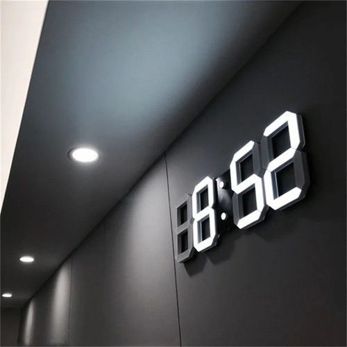 Led wall clock modern - 3d,