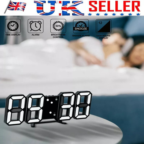 Led digital desk - led, clock