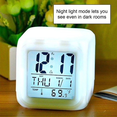 Colors led alarm clock - 7,