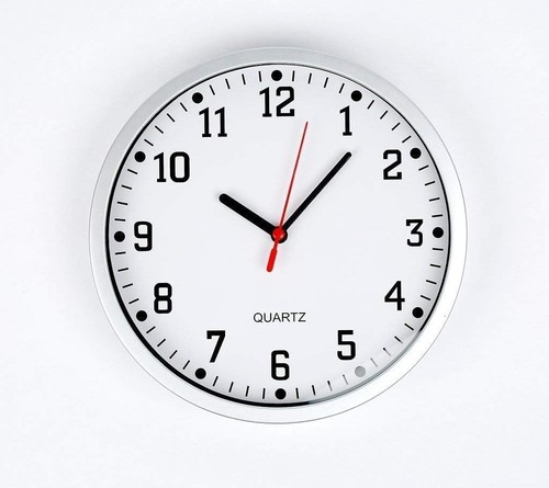 Large silent wall clock with - large,