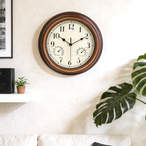 Round wall clock - 12",