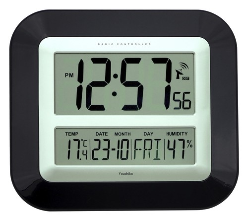 Radio controlled wall - radio, clock