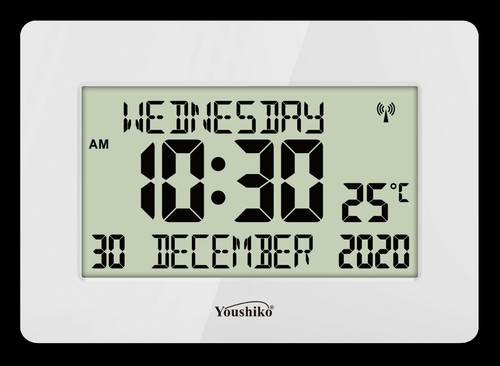 Radio controlled wall clock - radio,