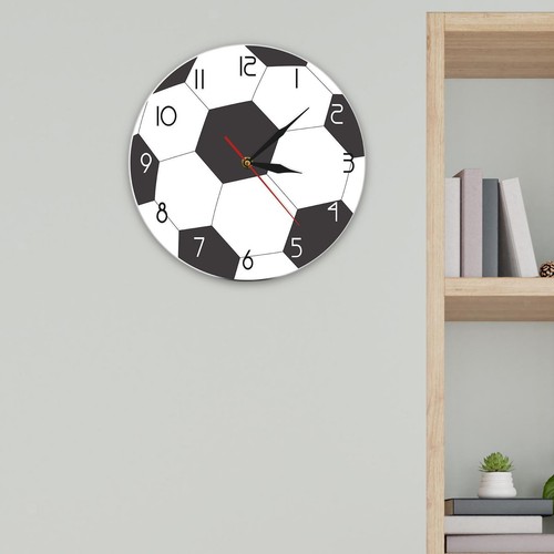 Wall clock inch football - wall, 12