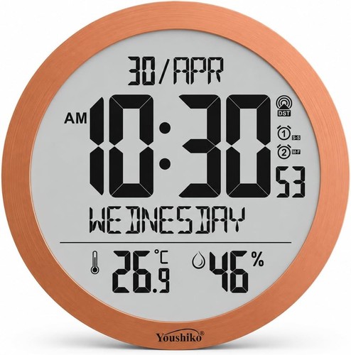 Radio controlled wall clock - controlled,