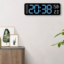 LED Wall Clock with Adjustable