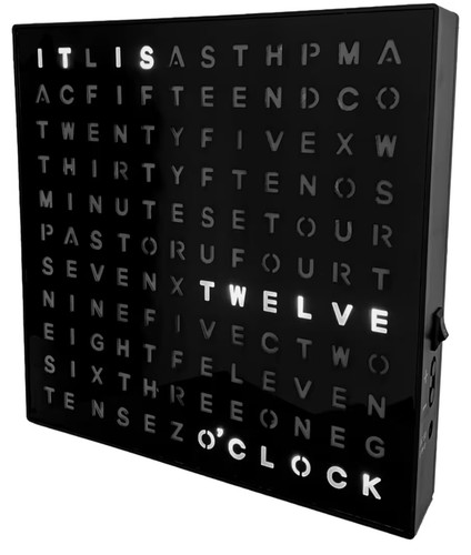 Winning digital word clock - word,