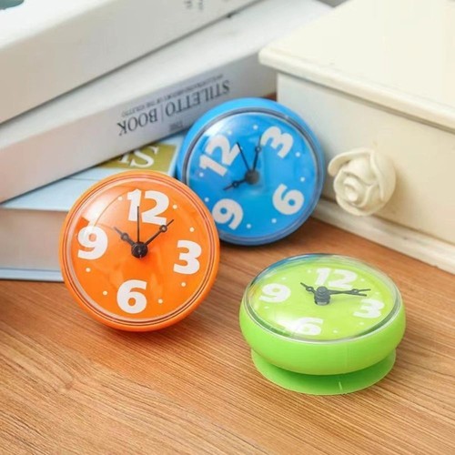 Waterproof shower clock - waterproof, round