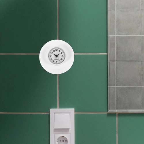 Bathroom suction cup - bathroom, clock