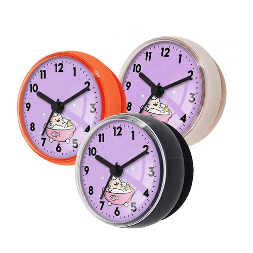 Waterproof bathroom clock - bathroom, cute