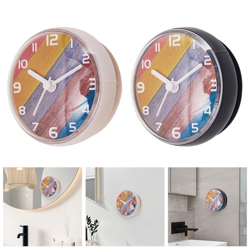 Waterproof bathroom clock with - bathroom,