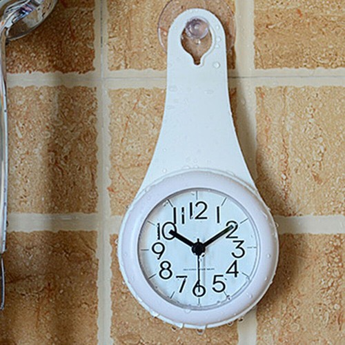 Bathroom waterproof wall clock - wall,