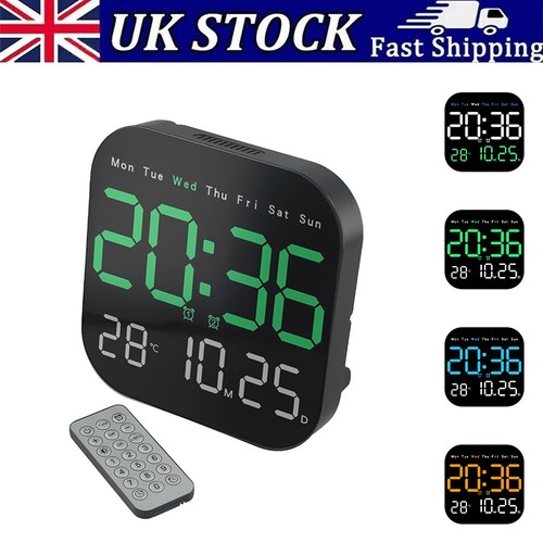 Digital wall clock - digital, led