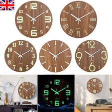 12" Round Luminous Wall Clock