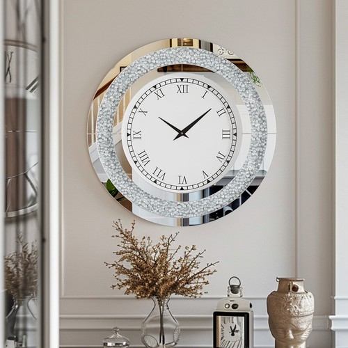 80cm round mirror - round,