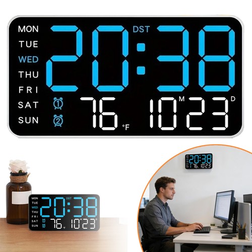 Led wall clock - led, desk