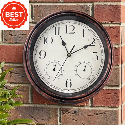 Garden station wall clock - garden,