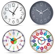 Silent Non-Ticking 12" Wall