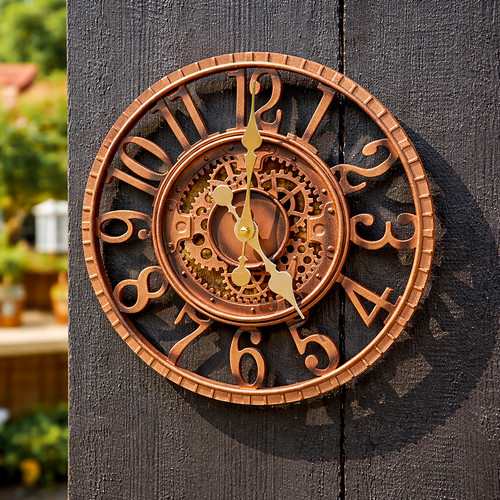 Large wall clock - clock, indoor