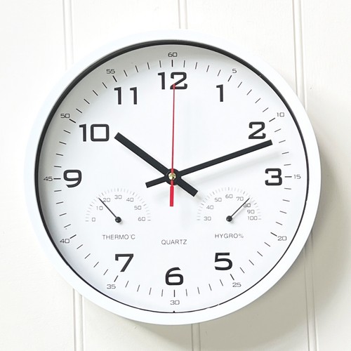 Wall clock small temperature - wall,
