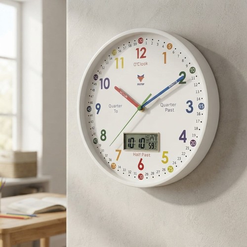 Silent kids clock - silent,