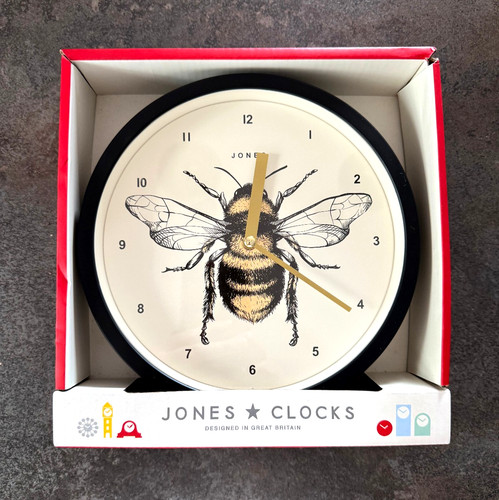Bee design wall clock - bee, with