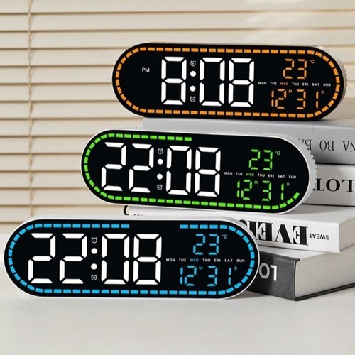 Electronic wall clock digital - wall,