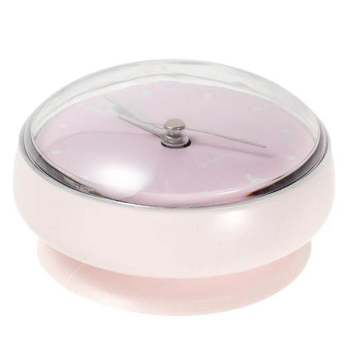 Shower clock with - suction, cup
