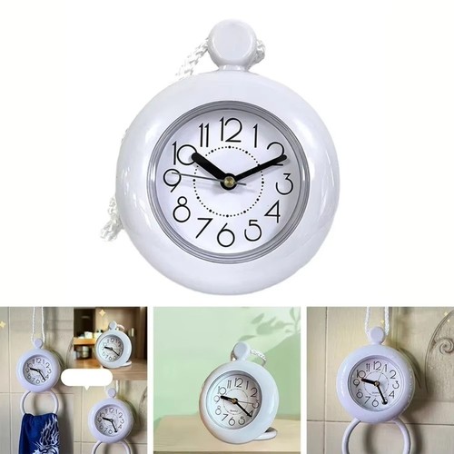Bathroom clock waterproof with - bathroom,