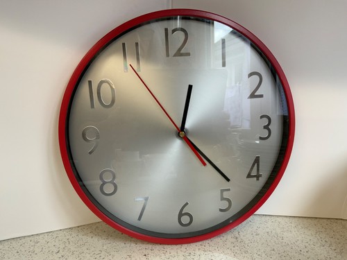 Inch red and silver - inch,