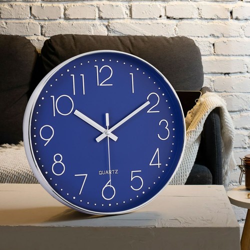 Silent wall clock inch - clock, 12