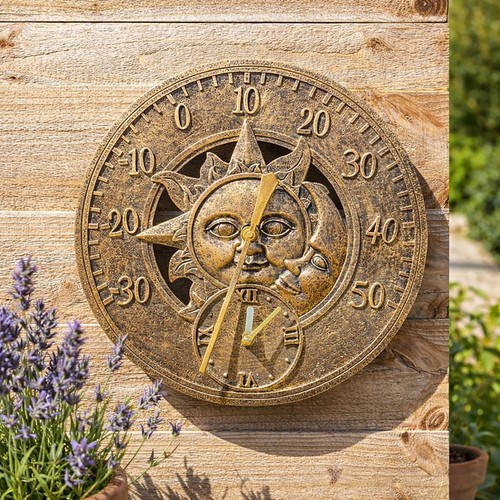 30cm vintage sun and - sun, moon