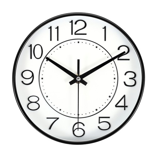 Wall clock battery operated - 8",